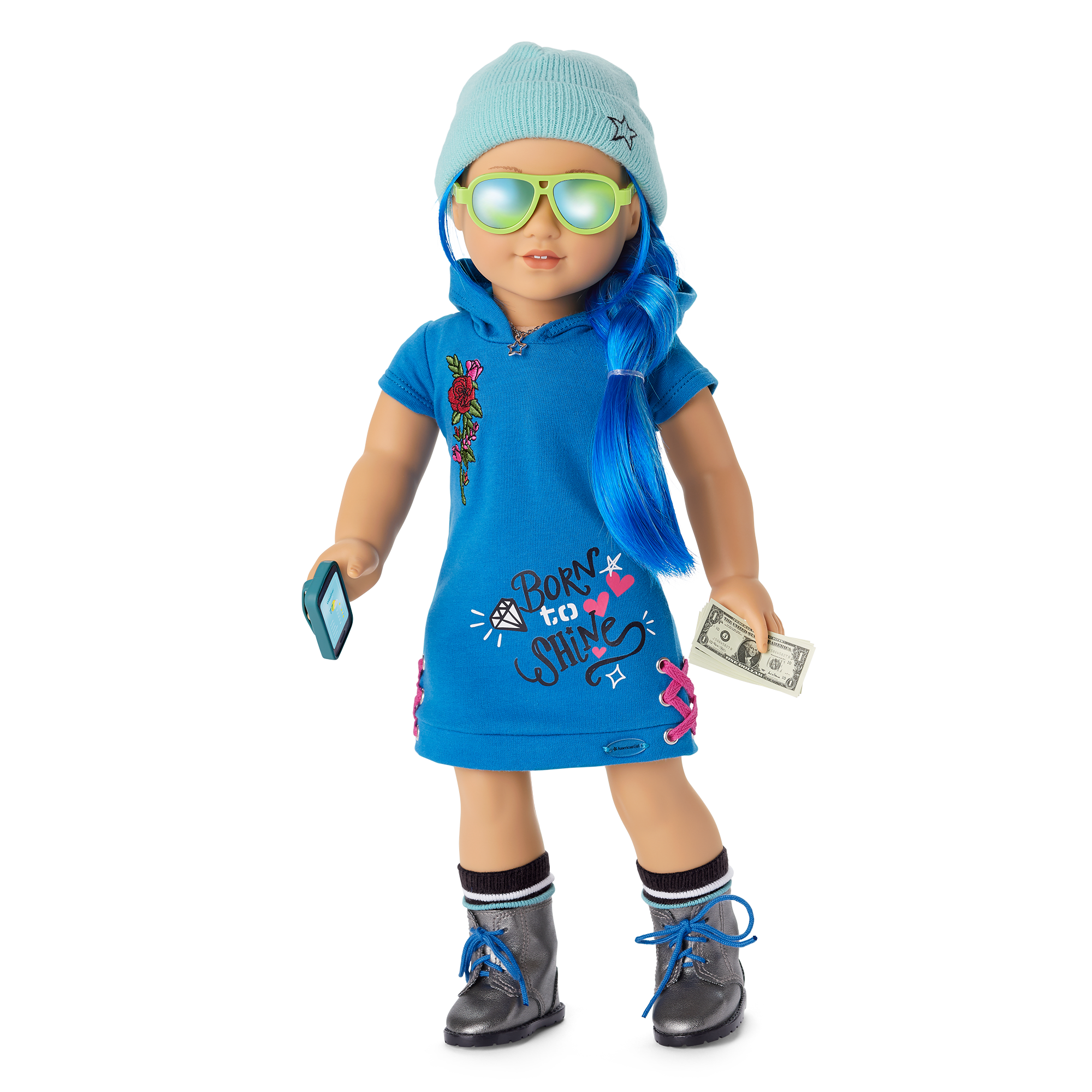 Truly Me Doll #90 In Skater Dress + Chic & Stylish Accessories