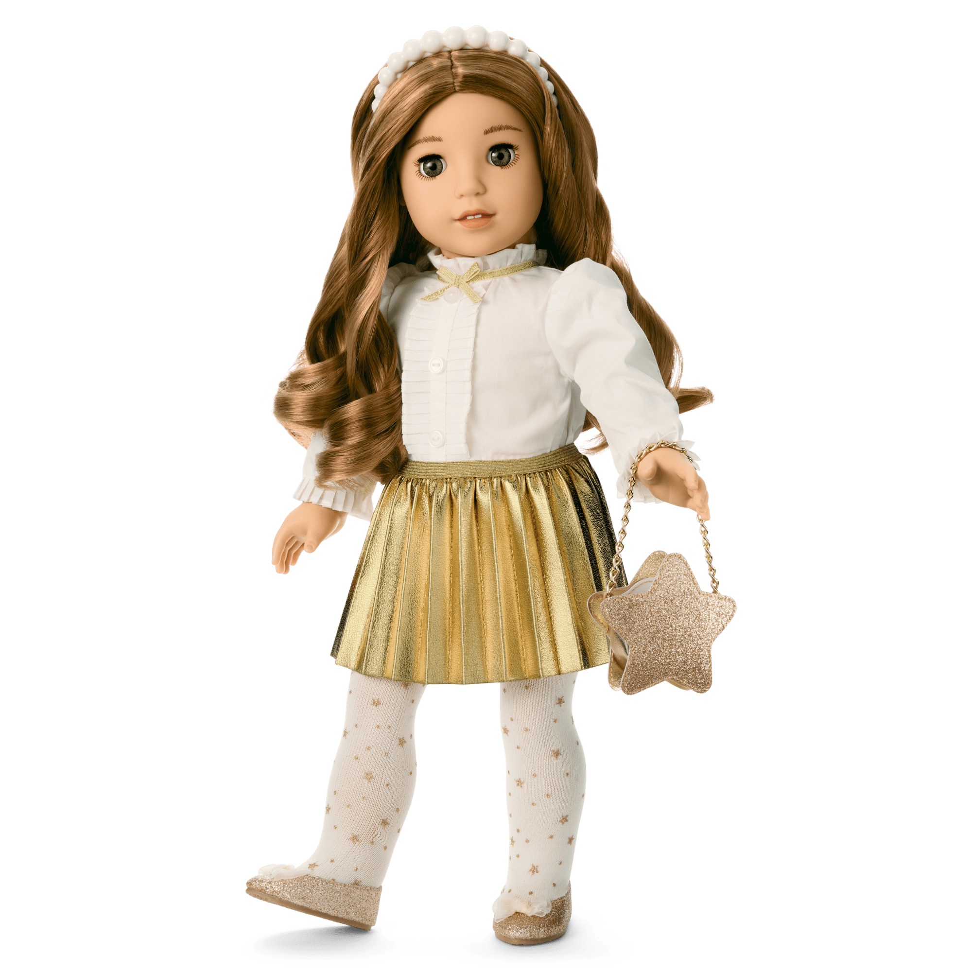 American Girl X Janie And Jack Blouse & Party Skirt Outfit For Dolls
