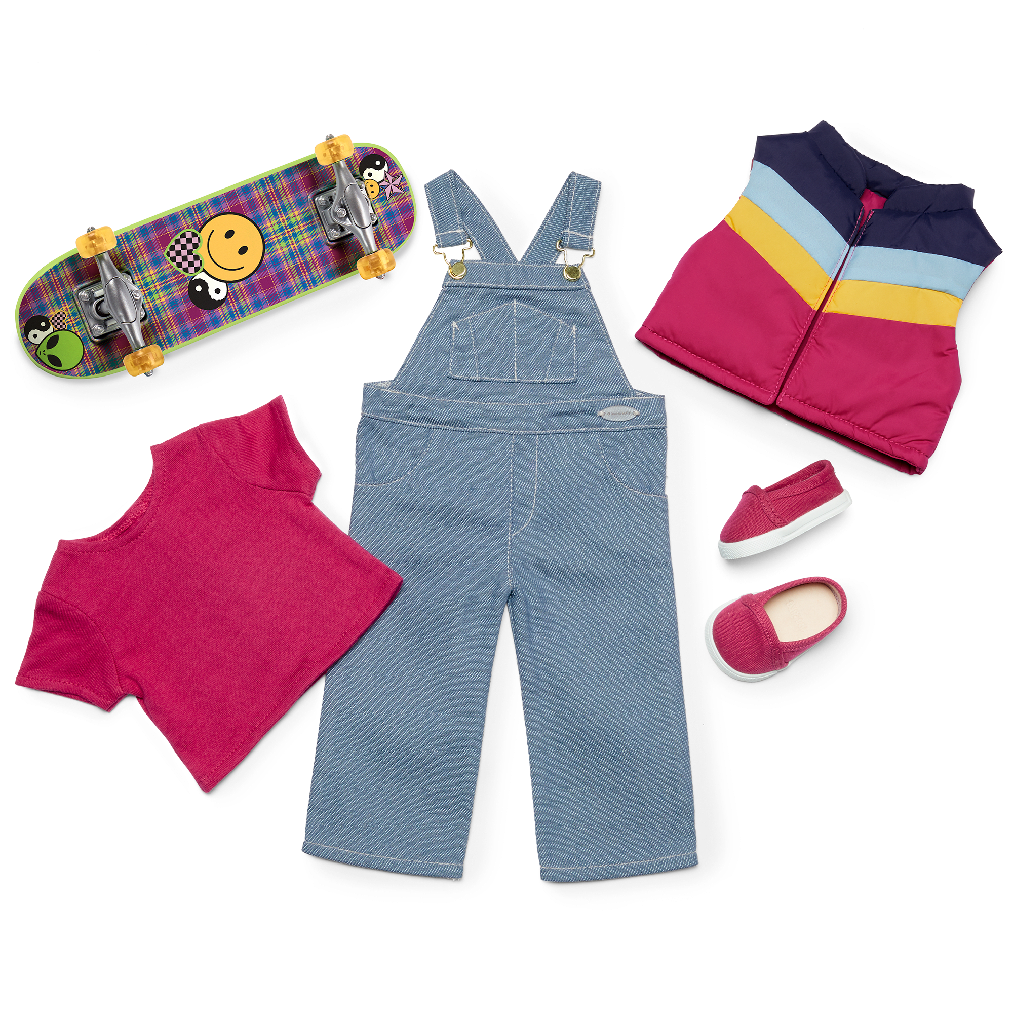 Nicki's Skateboarding Outfit For 18-Inch Dolls (Historical Characters)